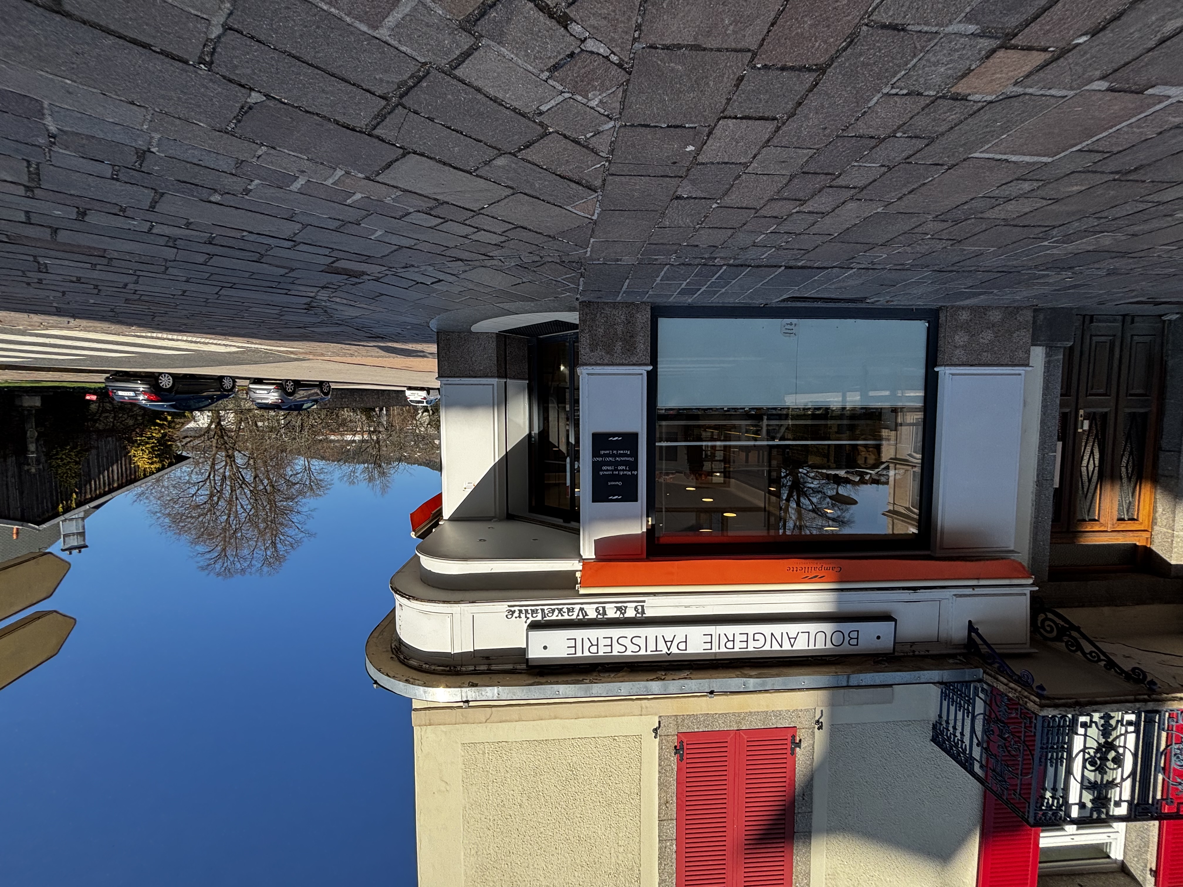 Façade de la boulangerie